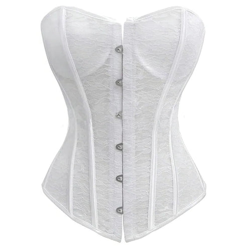 corset blanco encaje