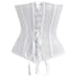 detalles del corset blanco encaje
