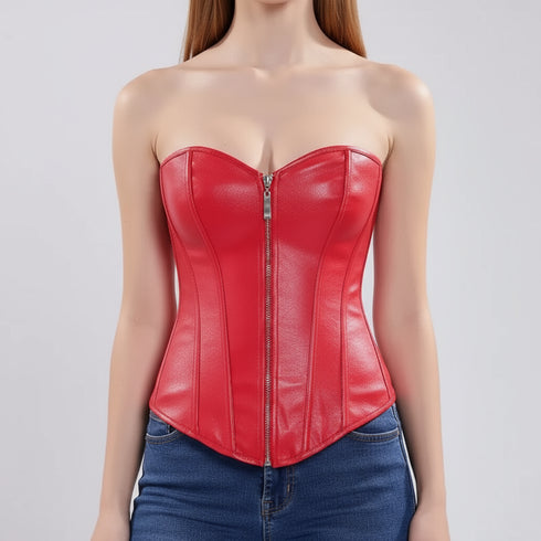 corset-de-cuero-rojo