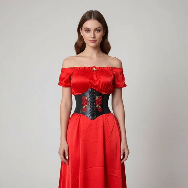 corset-floral-negro-de-polipiel