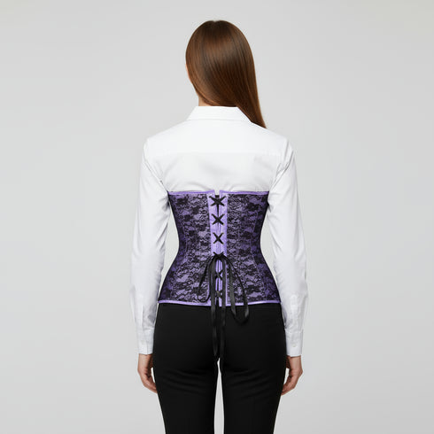 Corset Morado Floral