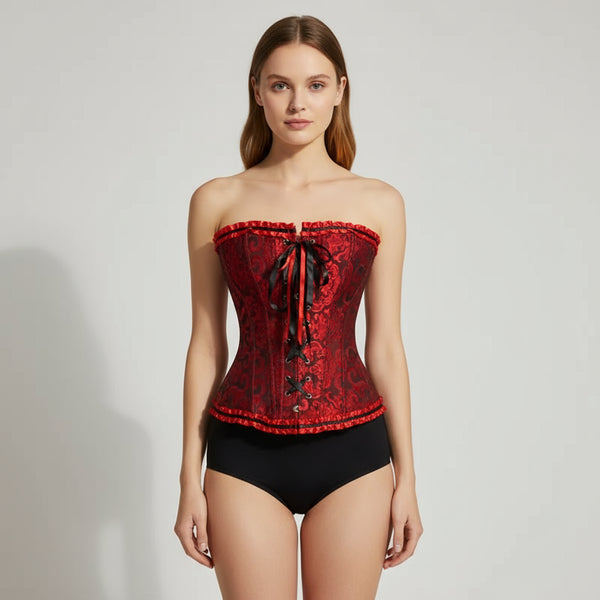 Top Corset Rojo