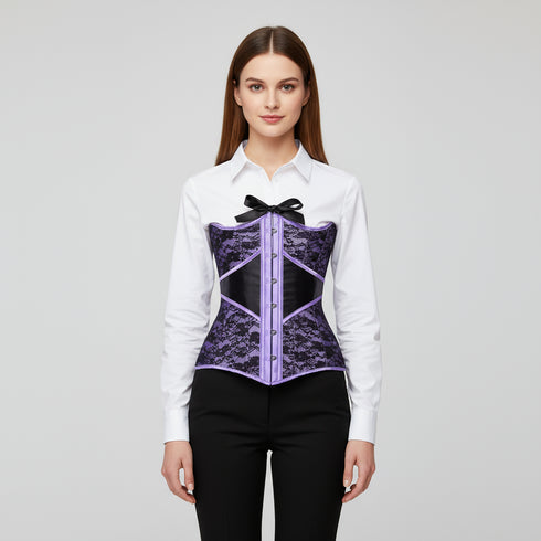 Corset Morado Floral