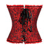 top corset rojo